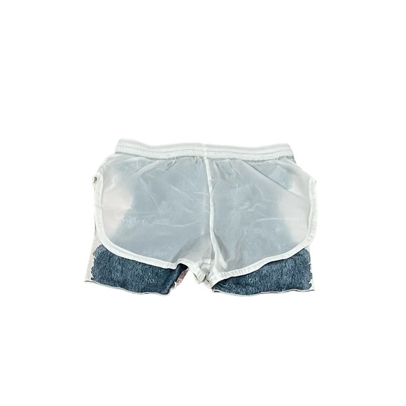 Women's Nike Shorts Pink and Gray, Built-in biker shorts, XS, #525-S - Picture 2 of 4